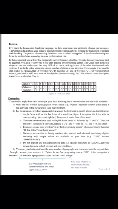  Write the given paragraph using python Following the steps, Include the