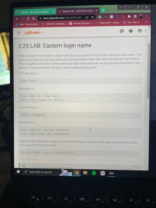 \end{tabular} LabProgram.java Run your program as often as you'd like, before submitting