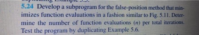  write a code in matlab for the false postion method or