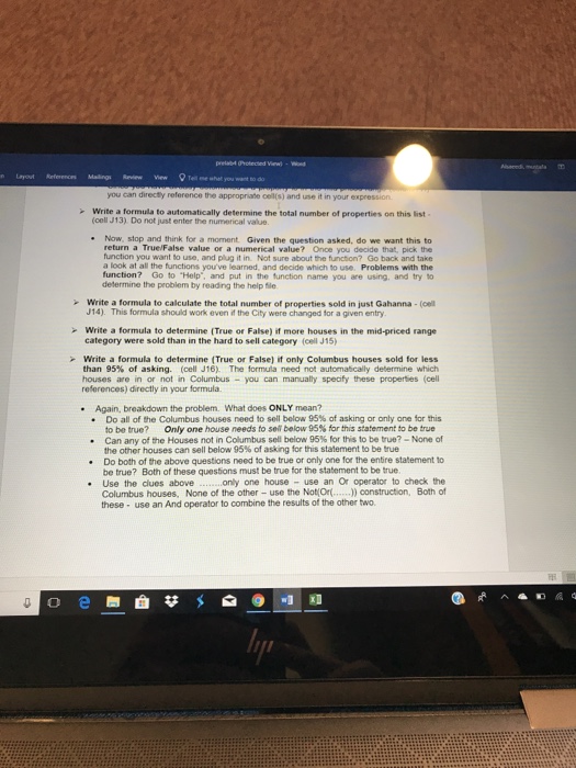 you want to do Determine if a property is sold for no