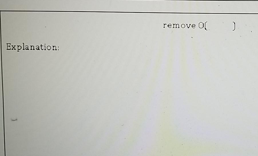 the front. Also, only need explaination of worst case scenerio. Also, needs