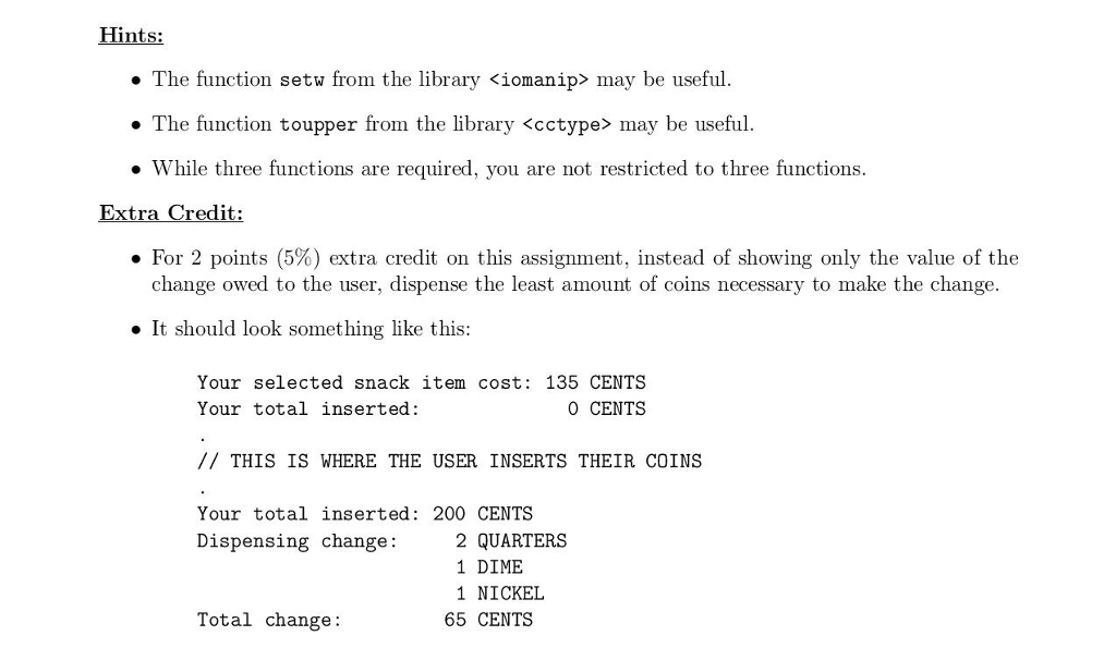 the item, and its price: LabelItem Price P Potato Chips1.25 S Snickers