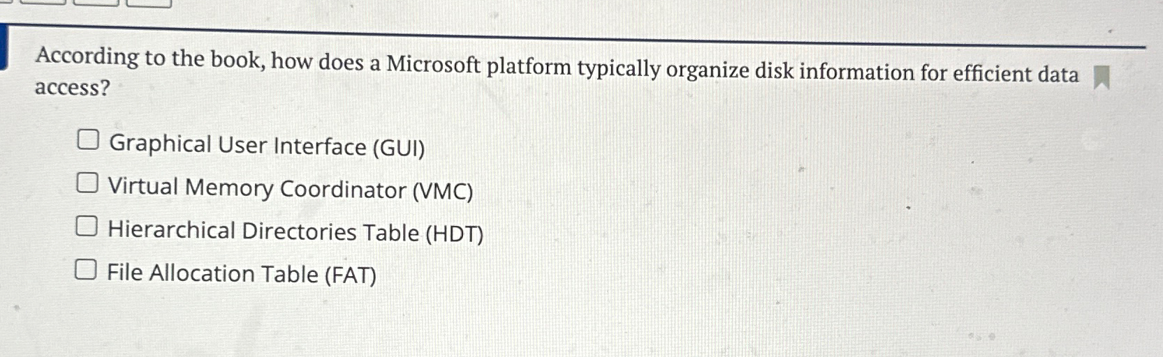  According to the book, how does a Microsoft platform typically organize