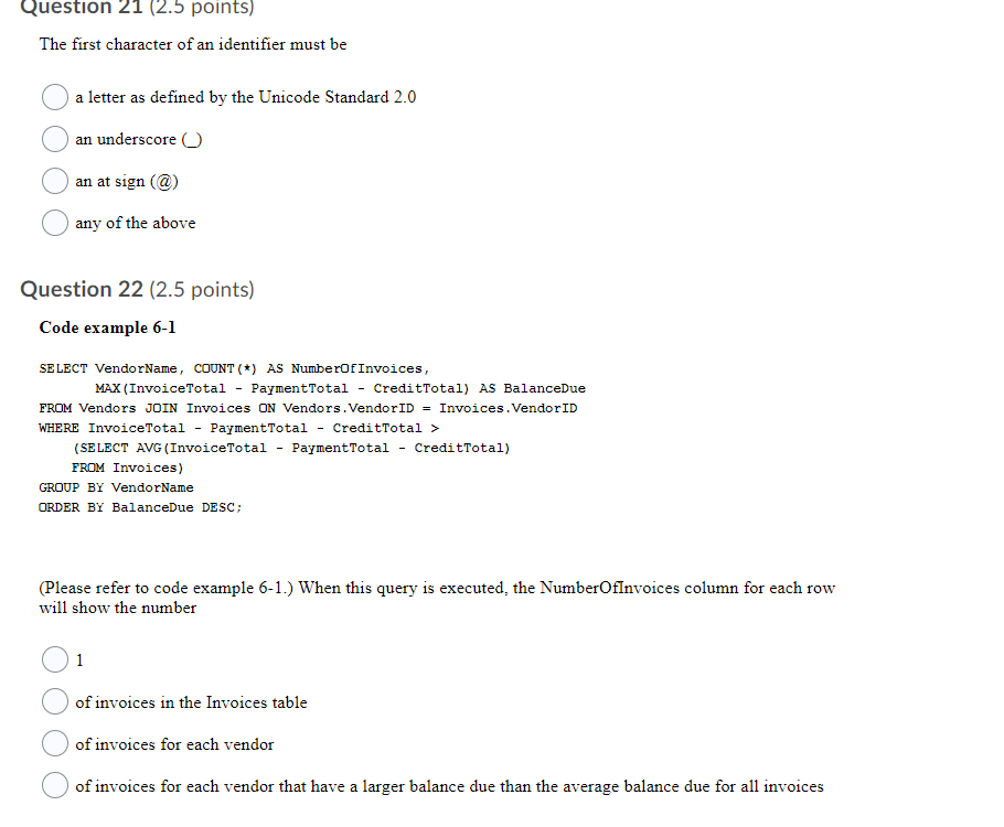index file log file key file none of the above Question 18