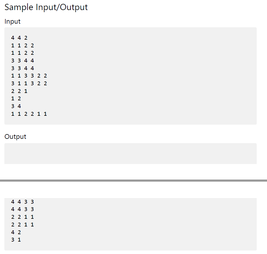 shown below. Description Kyaru and you are playing a puzzle game. In