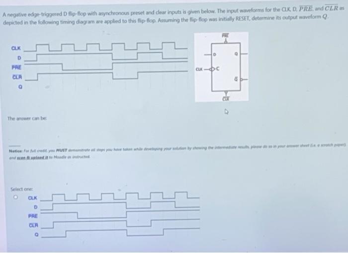  i give like for fast answer A negative edge-triggered D flip-flop
