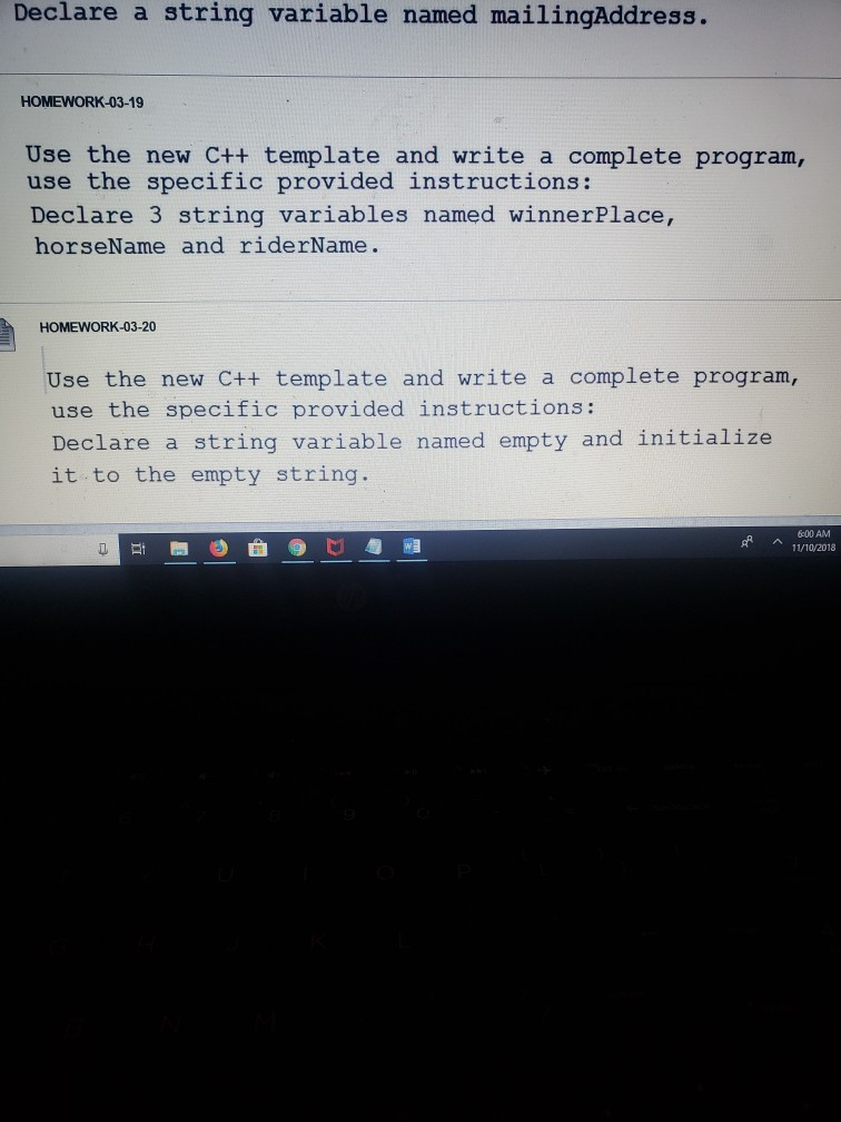 variable named outdoorTemperature that can hold the current outdoor temperature, measured to