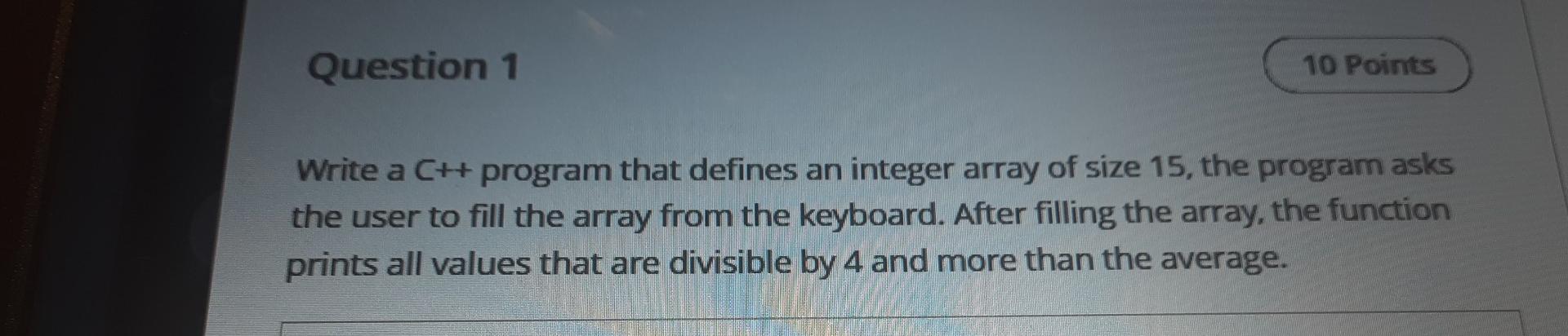  1 csc103 Question 1 10 Points Write a C++ program that