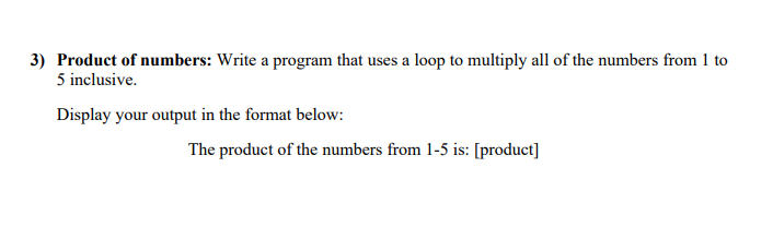  Use JAVA and also use the method that displays "System.out.printIn" at