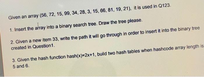  CS 206 Concept Operation Systems Please Answer All Three Questions Given