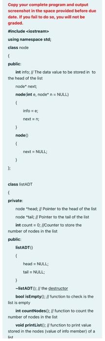 the member function inserts a new node with the given value at