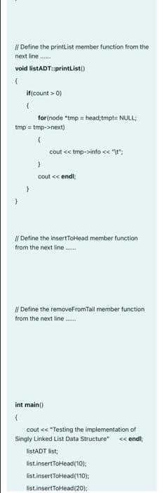 new node is inserted at the front/head end of the list. 1.