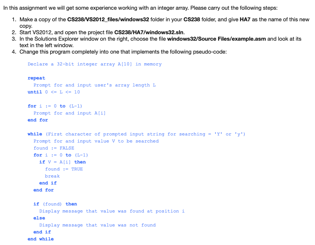 In this assignment we will get some experience working with an