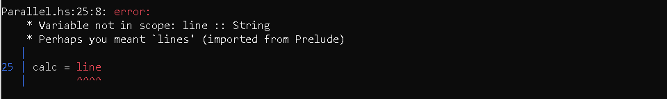 This is Haskell comparator network. When I run, runhaskell Parallel sort1.txt on