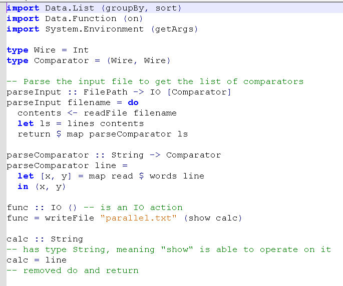 the command line, I get this error: Here's the code: Here's the