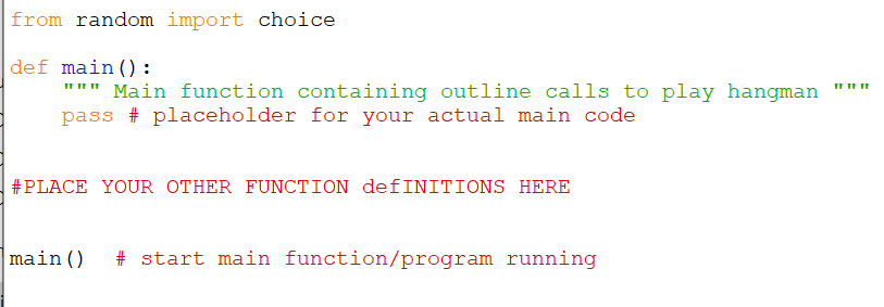 word-game Hangman. You are probably familiar with the game Hangman, but standard