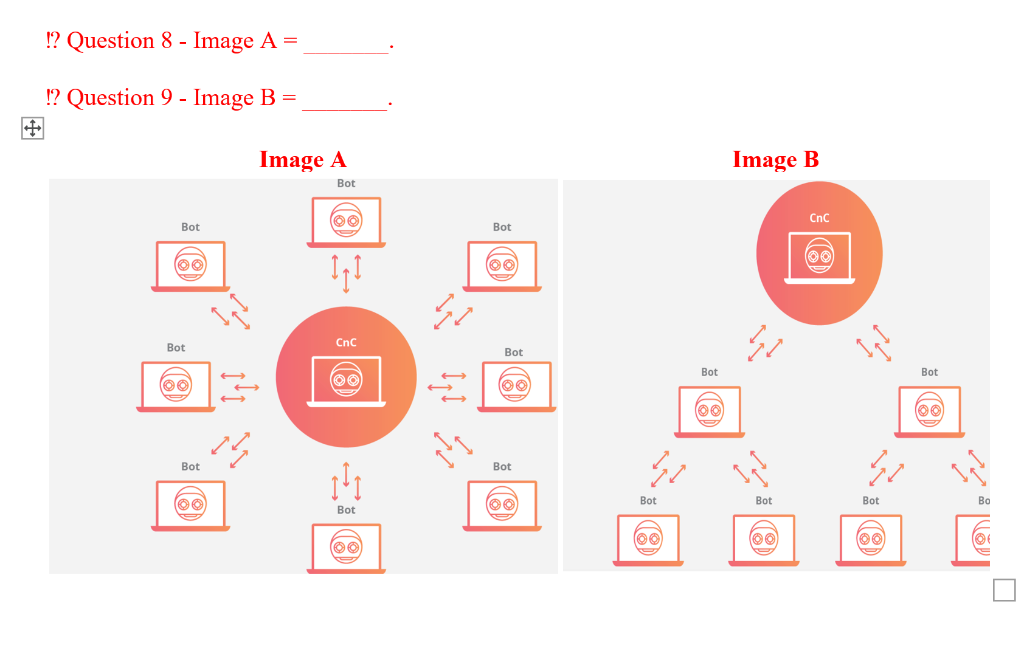 In Networking !? Question 8 - Image A= !? Question 9 -