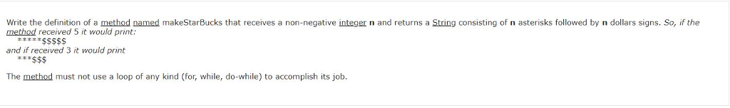 USE YOUR OWN JAVA CODE , AND A SCREEN SHOT OF THE