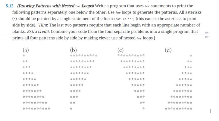  write code in C++ make it print just like like the