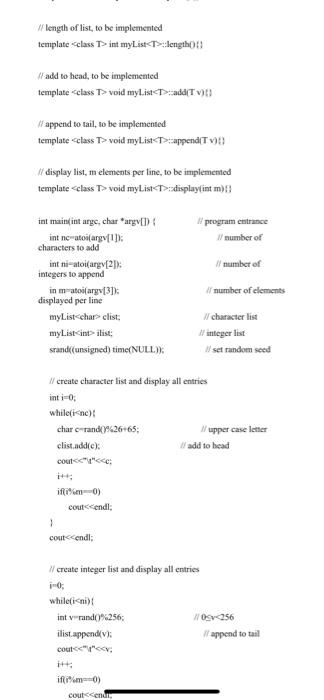 Read the following program named myLinkedlist.cpp carefully. The program is to create