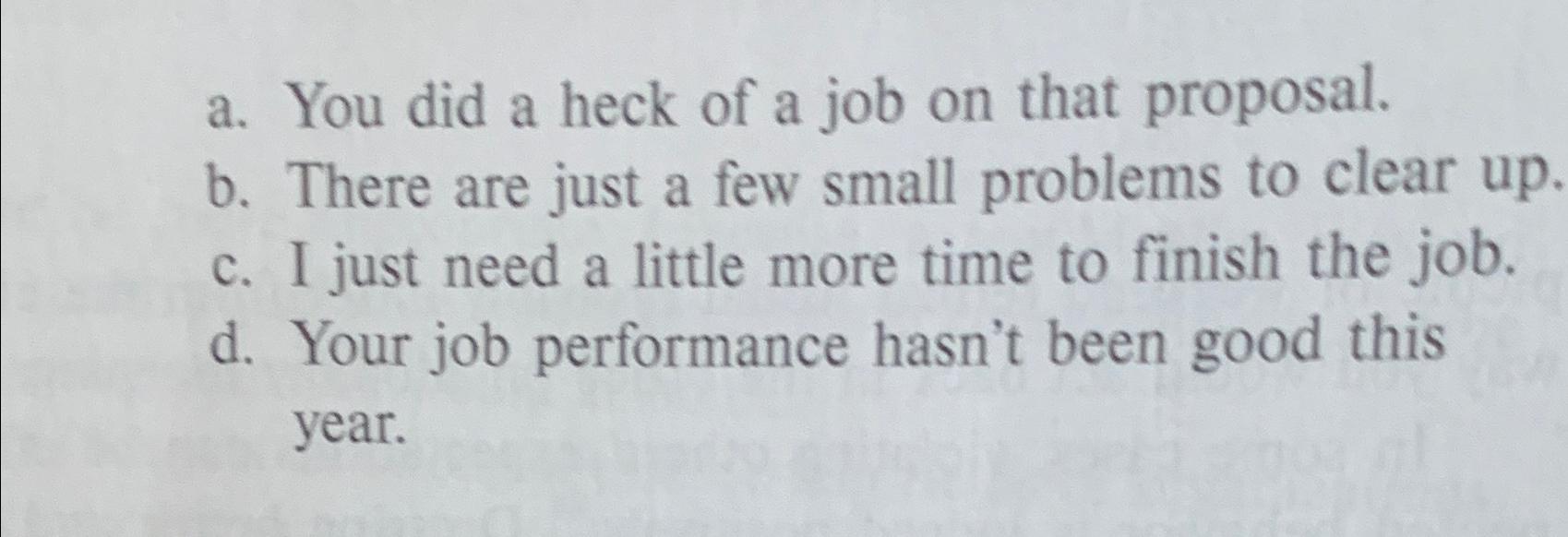  Skill Builder Practice your skill at using unequivocal language by describing