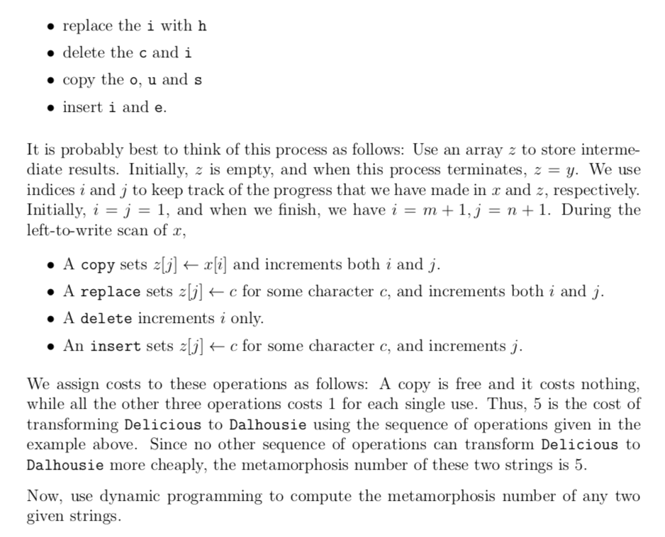 two strings [1 and y1n Your task is to determine the least