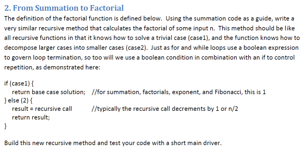 Please help me code the following in: JAVA! Please read the instructions