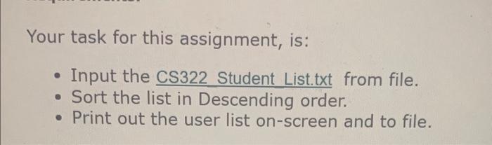  Please Help!! Write the following program in C. The file contains