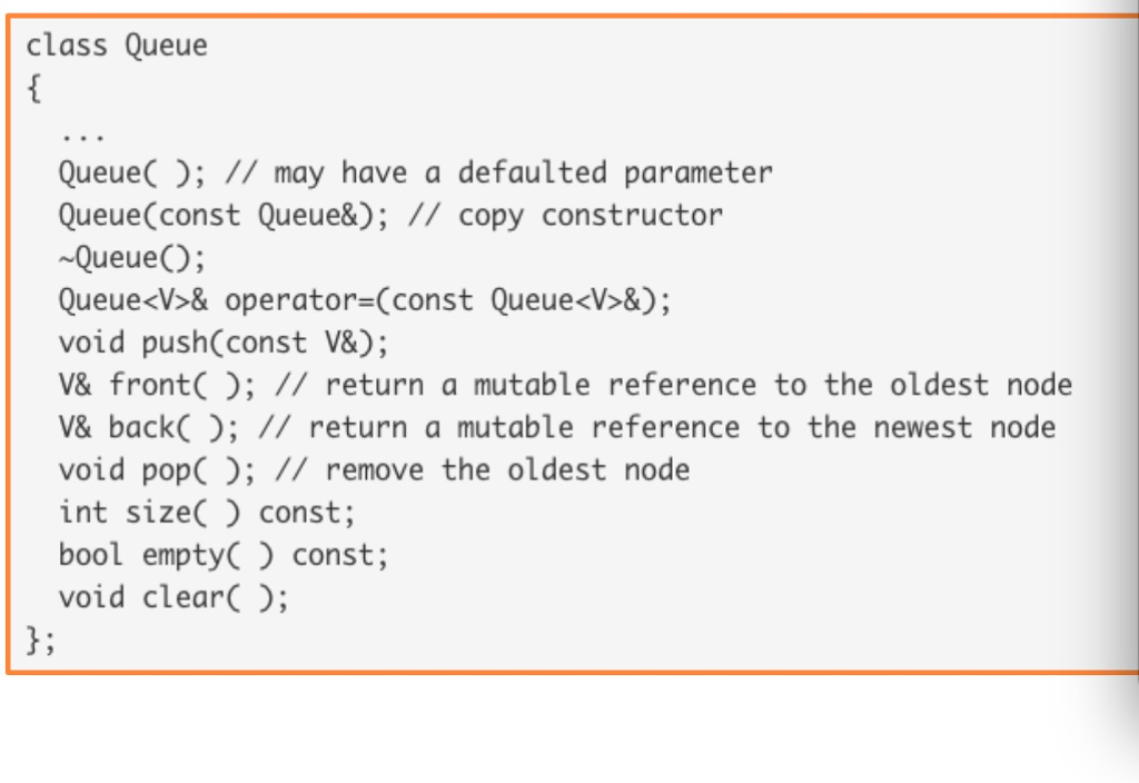  My CS's home is using a queue to write a server