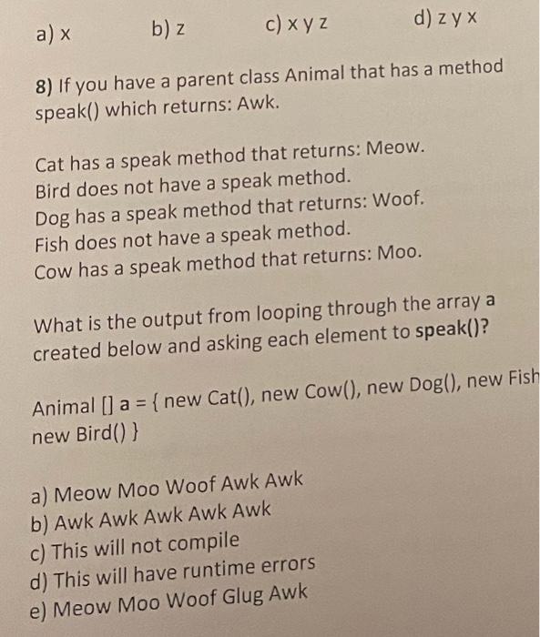  what is the right answer ,in java , full explanation please