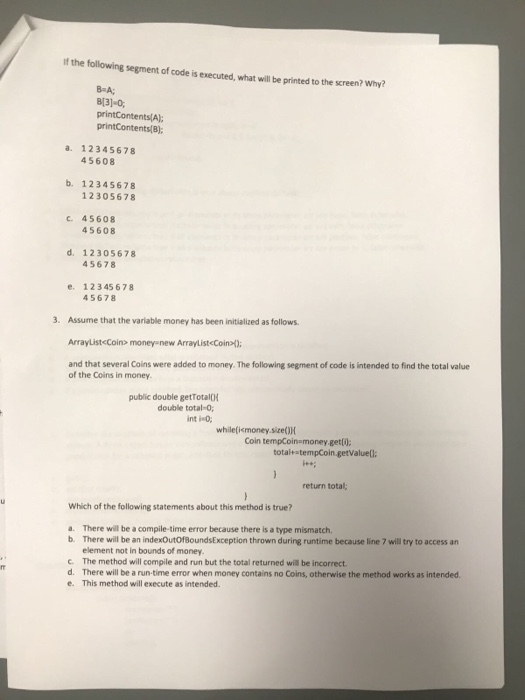 (int [] a) int index-0; int soFar 1; int count-1; for(int k