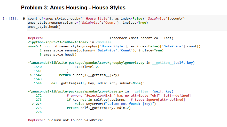 each of the eight house styles provided in the Ames Housing dataset.