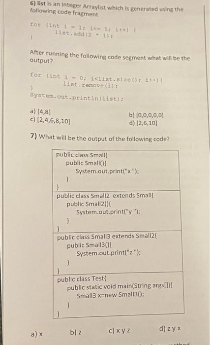 what is the right answer ,in java , full explanation please ,
