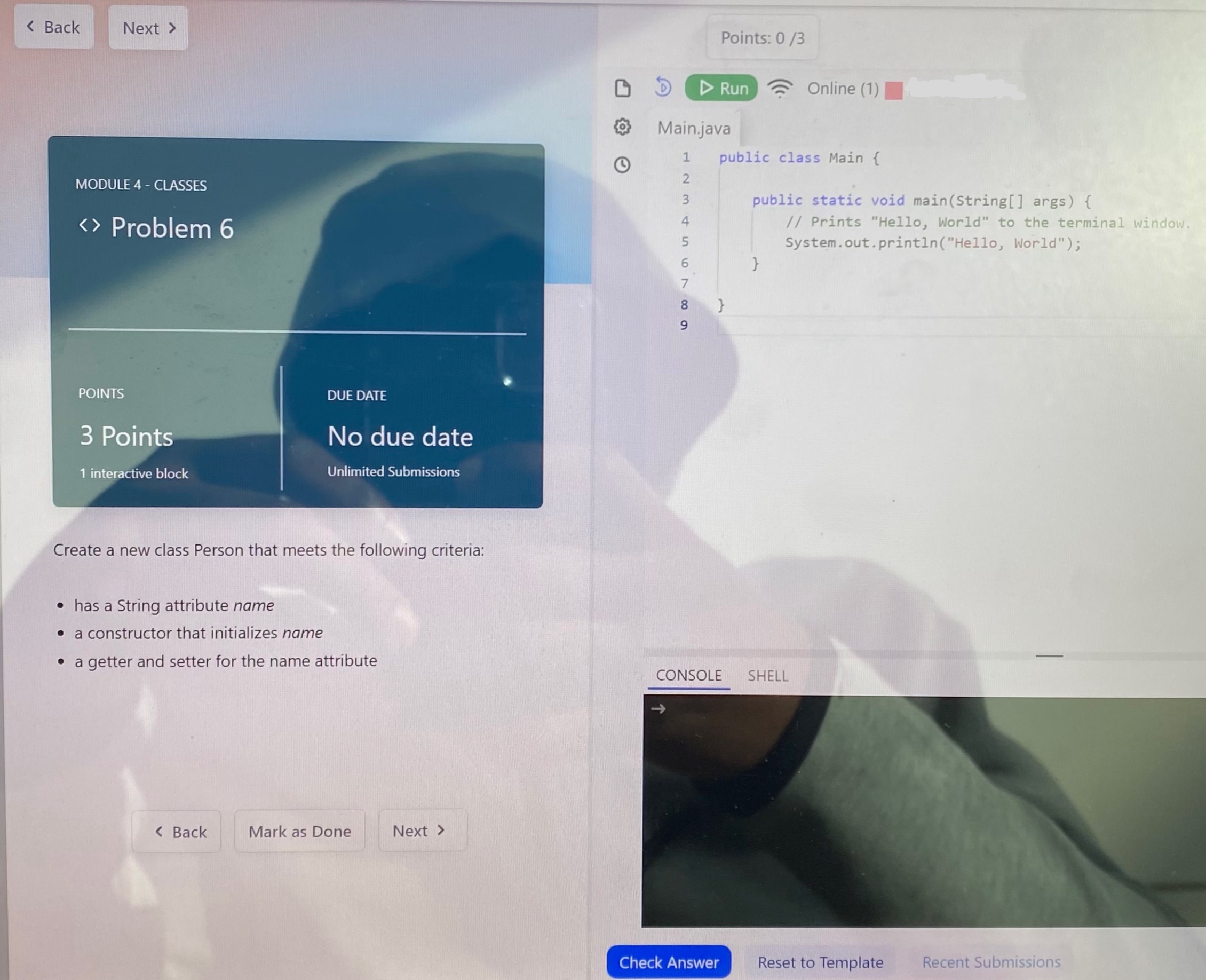  Please help me solve this in Java, I will upvote if