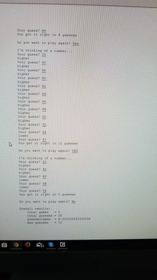 and pseudorandom numbers. You are going to write a program that allows