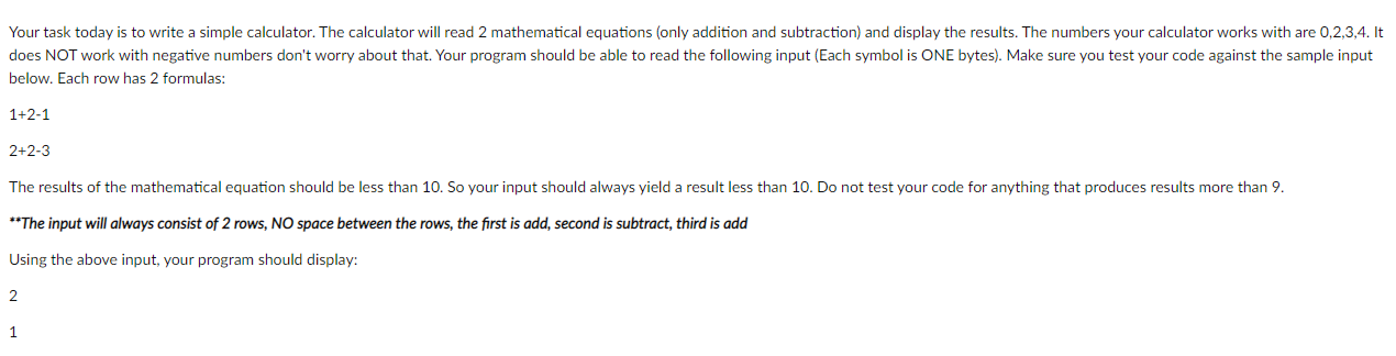 Answer the question with assembly code, if statement is not allowed