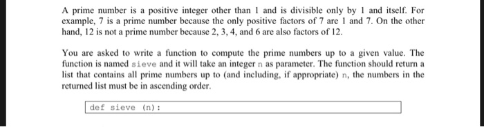  Data Structures and Algorithms question. A prime number is a positive