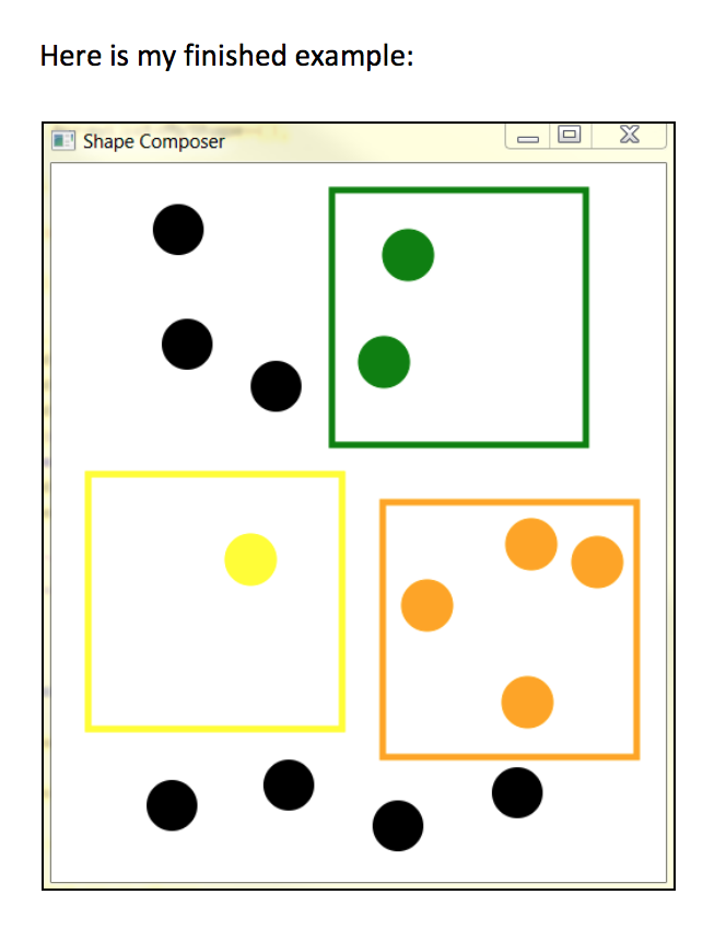 [JAVA] Write a JavaFX program from scratch which implements Composite design pattern.