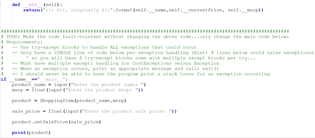 attached file. Modify the main block (if-statement) only, and upload the altered/fixed