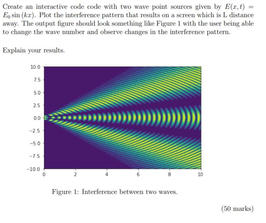 Create an interactive code using PYTHON Create an interactive code code with