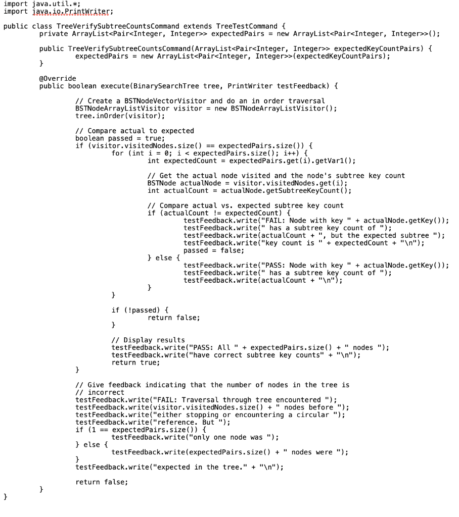 in an ExtendedAVLTree must have a correct subtreeKeyCount after an insertion or