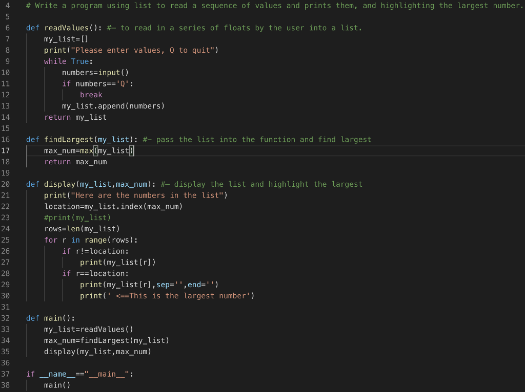  Python, I need help with this code im writing. The last