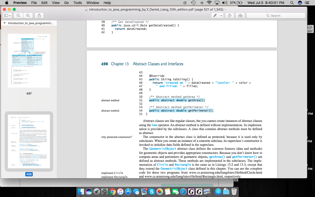 Programming Exercises: (From the Textbook): - 13.1 (Triangle class) - Design a