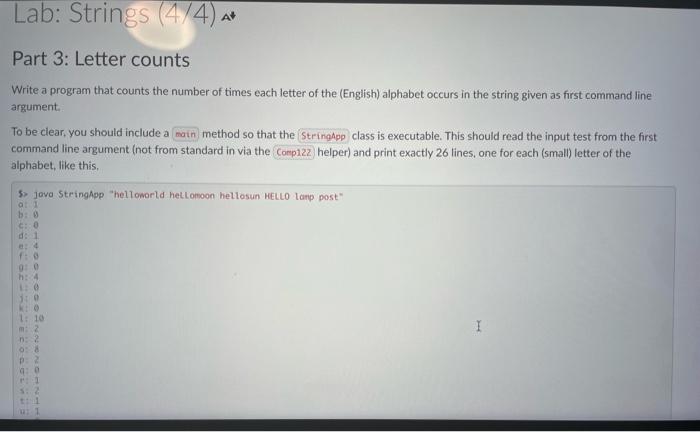 comparisons between different strings. Some methods will actually crehate a new Some