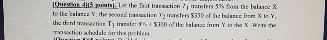 Finance 60000 Use relational algebra to write down the operations for the