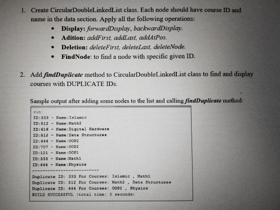 In data structure Java, PLEASE solve the problem 1&2, I need the