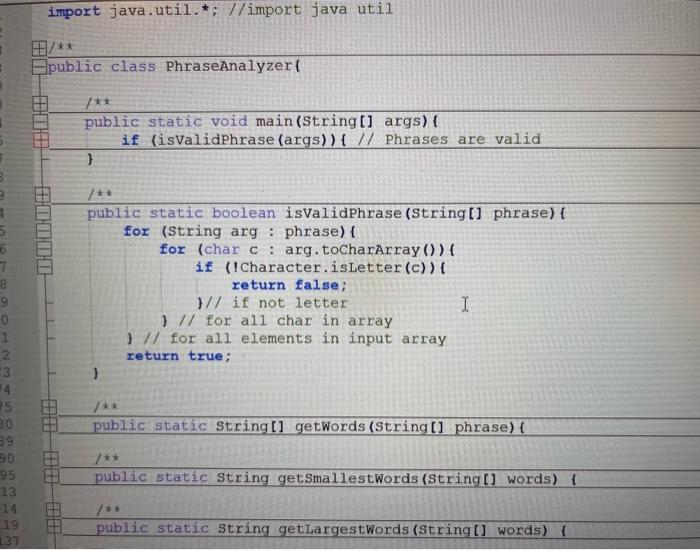 JAVAIn this part of method I need to determine if the user