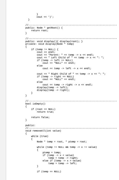 1 = 0, Node* r =) { X = d; left =