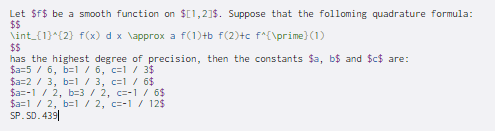  Let $F$ be a smooth function on $[1,2]$. Suppose that the