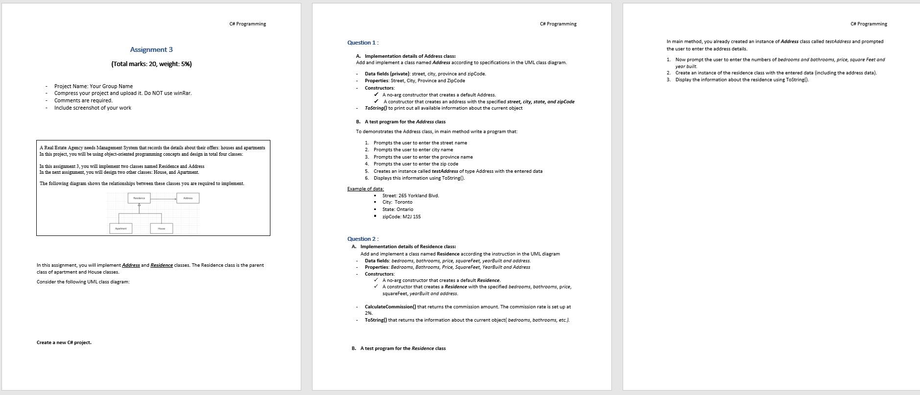 C# Programming C# Programming C# Programming Question 1 In main method,